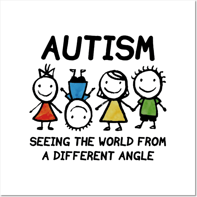Autism Awareness Wall Art by jonalexlove